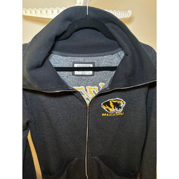 Mizzou Sweater Zip-Up Sweatshirt Jacket Long Sleeve Pullover Sweatshirt Size M - Picture 4 of 6